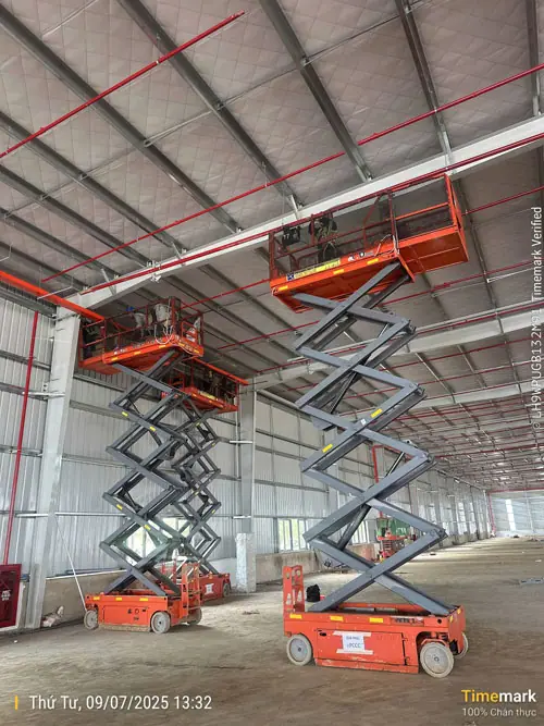 Dự án cho thuê xe nâng tại Long An