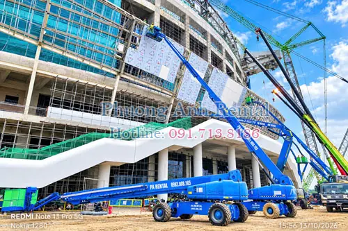 Dịch vụ cho thuê xe nâng người tại SVD PVF Hưng Yên
