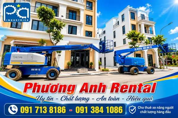 cho thuê xe nâng 16-43m tại Đan Phượng
