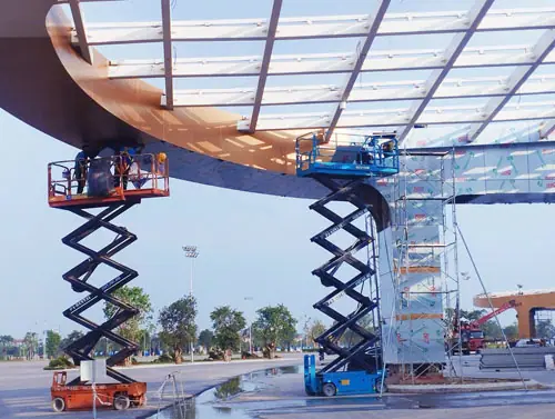 Dự án cho thuê xe nâng tại Vin Cổ Loa