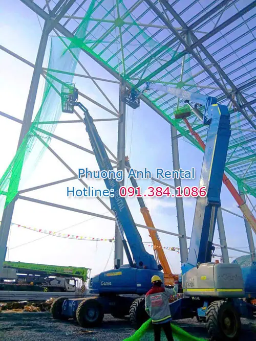 cho thuê xe nâng người Boom lift 16-43m