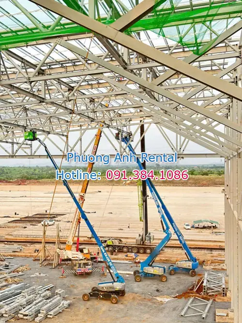 Cho thuê xe nâng người boom lift 16m-43m