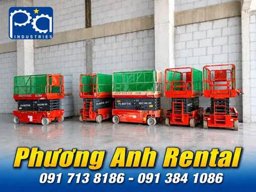 Cho thuê xe nâng dự án Quế Võ Bắc Ninh