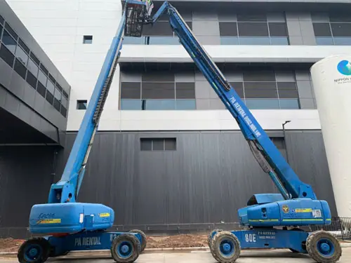 Cho thuê xe nâng dự án Vinhomes Đông Anh