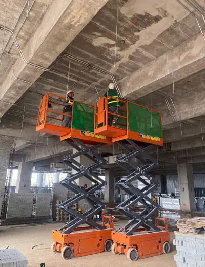 Dự án cho thuê xe nâng tại nhà ga T2 Nội Bài