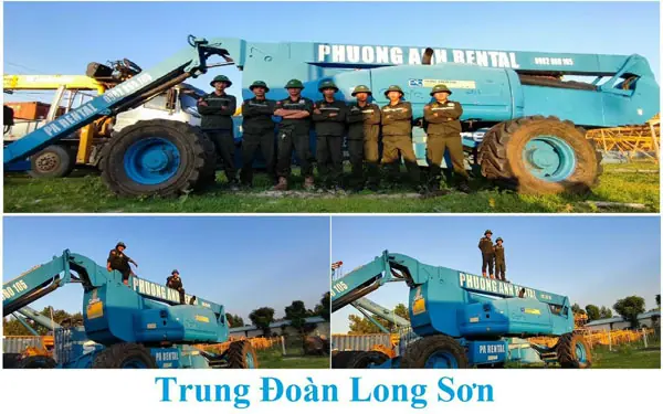 trung đoàn xe nâng tại Vũng Tàu