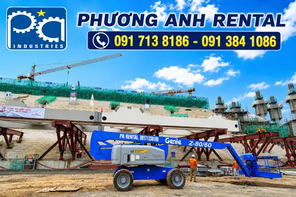 Dịch vụ cho thuê xe nâng người tại Hưng Yên