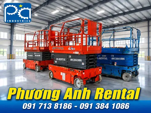 Cho thuê xe nâng dự án Quế Võ Bắc Ninh